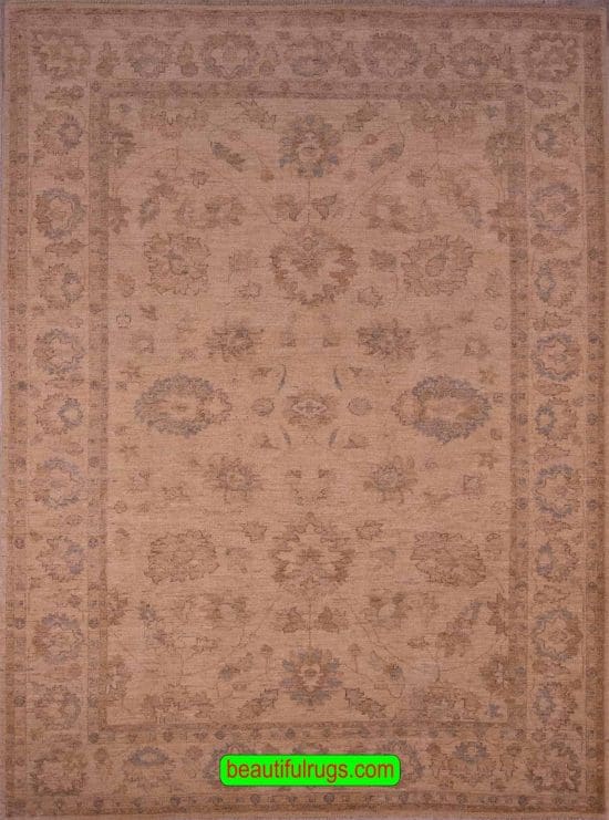 Muted Color Rug, Turkish Transitional Style Rug, Size 6.1x9